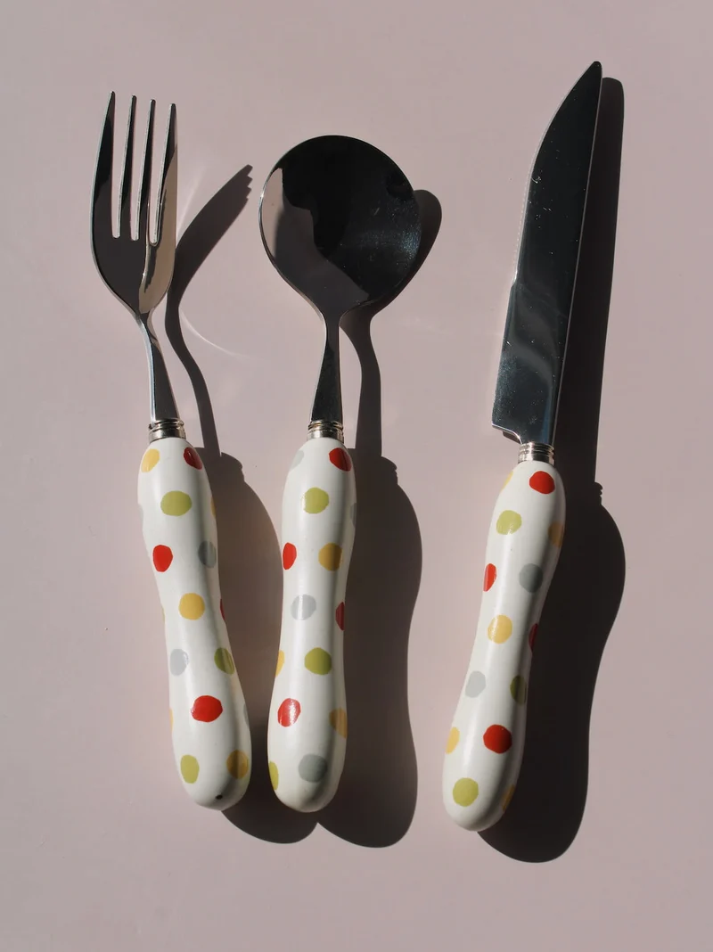 Confetti Ceramic Cutlery Set
