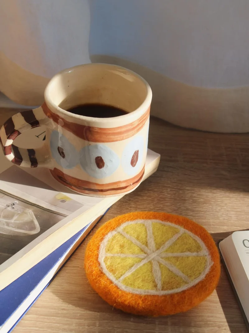 Clementine Handmade Coaster