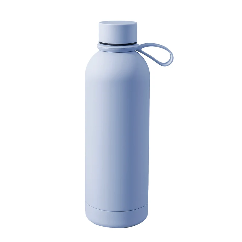 Borraccia termica ermetica “Hydro 7” da 750ml, in acciaio inossidabile, effetto soft-touch