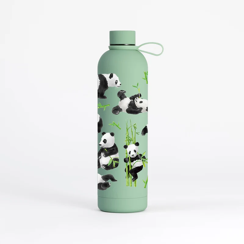 Panda Water Bottle (1 Litre) Pulse - Sage Green