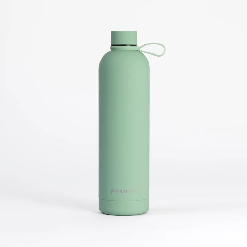 Proworks Pulse 1 Litre Water Bottle - Sage Green