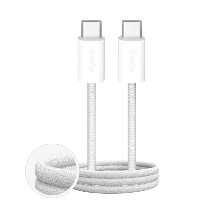 Cavo in tessuto "FABRIK" da USB-C a USB-C, 3m