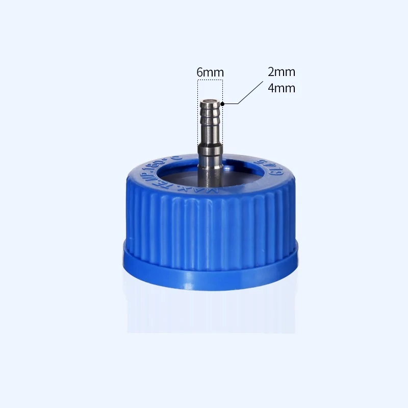 Tappo a vite GL45 con distributore multiplo per flaconi HPLC