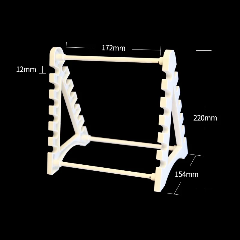 Supporto per pipette in plastica a 12 slot