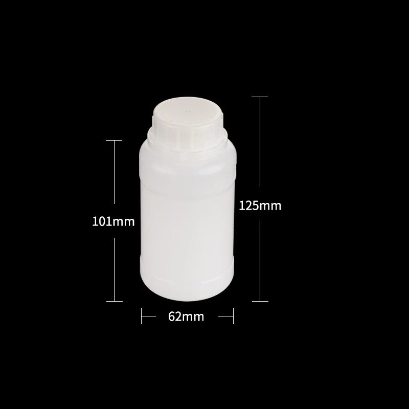 Bottiglie a bocca stretta, Plastica HDPE, semitrasparente, capacità da 250 ml a 1.000 ml