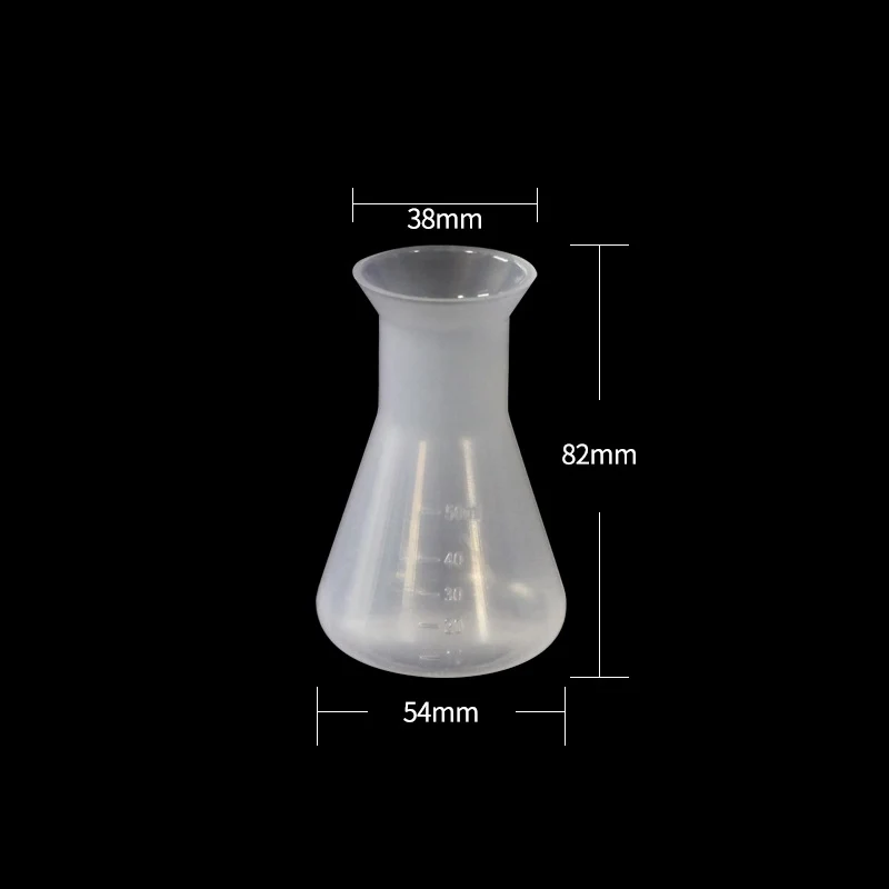 Beuta Erlenmeyer, plastica PP, capacità da 50 ml a 2.000 ml