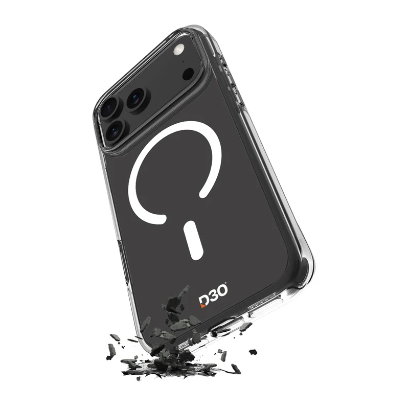 Cover Impact Clear D3O® Bio per iPhone 17 Pro