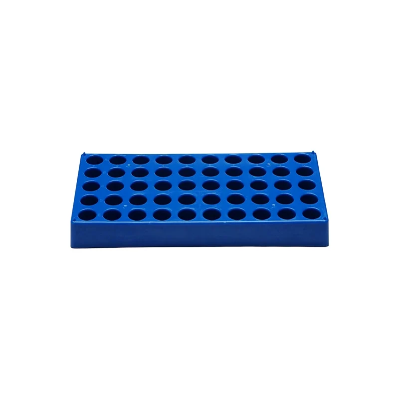 Supporto da 50 slot per fiale di campione da 4 ml, in plastica PP