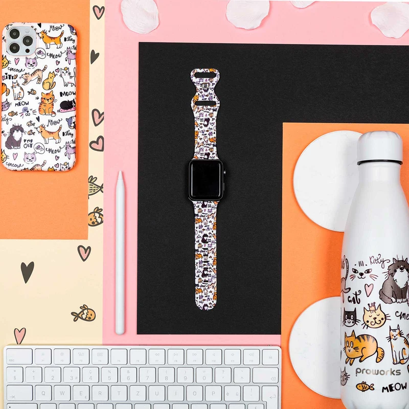 Cat Party Apple Watch Strap