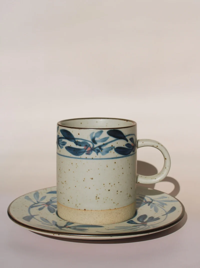 Ivy Cup and Saucer Set