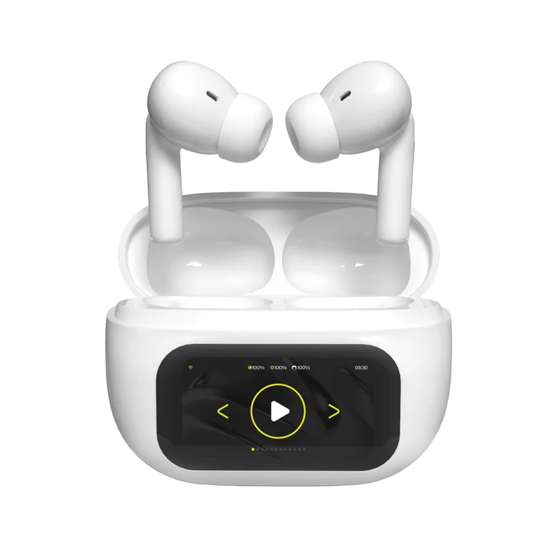 Auricolari Wireless Touch con Display e tecnologia ANC
