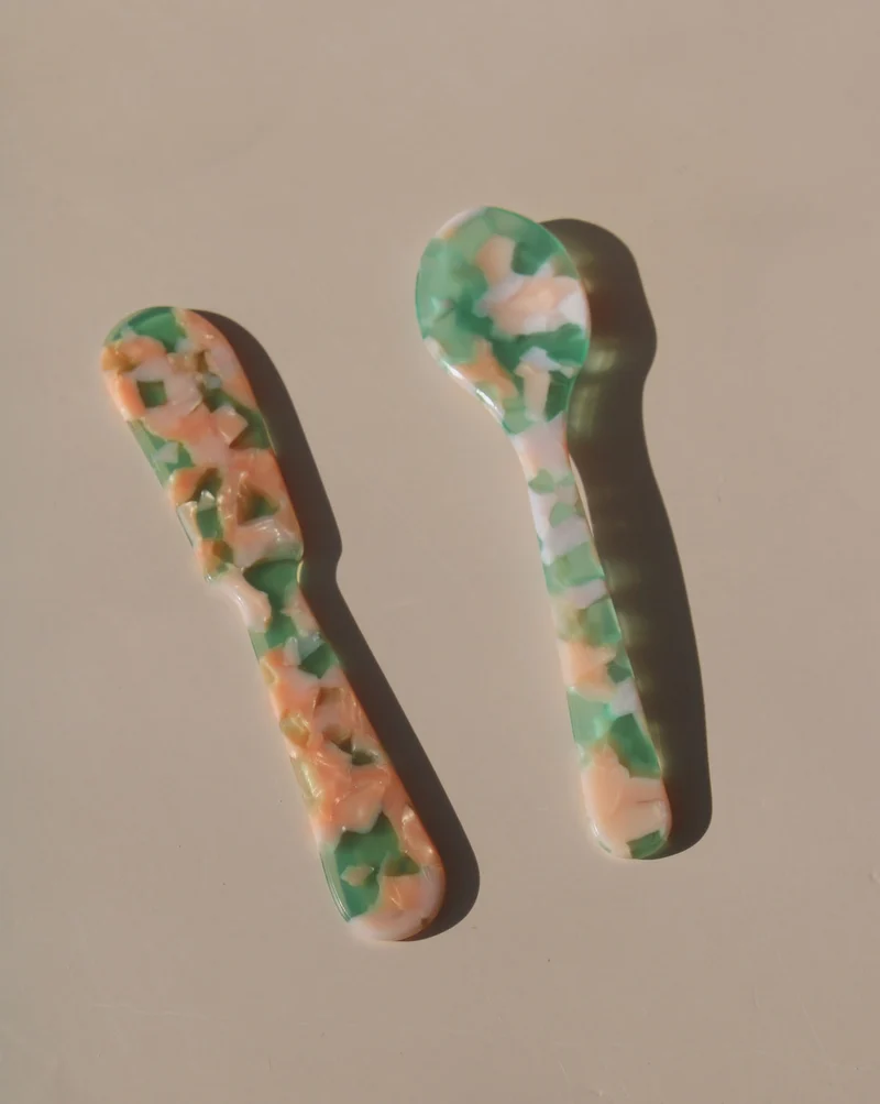 Lilo Dessert Spoon & Butter Knife Set