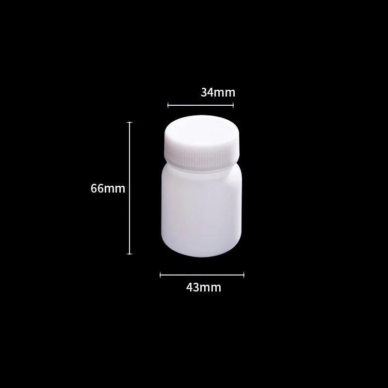 Bottiglie a bocca larga con tappo a vite, Plastica PE, capacità da 50 ml a 2.000 ml