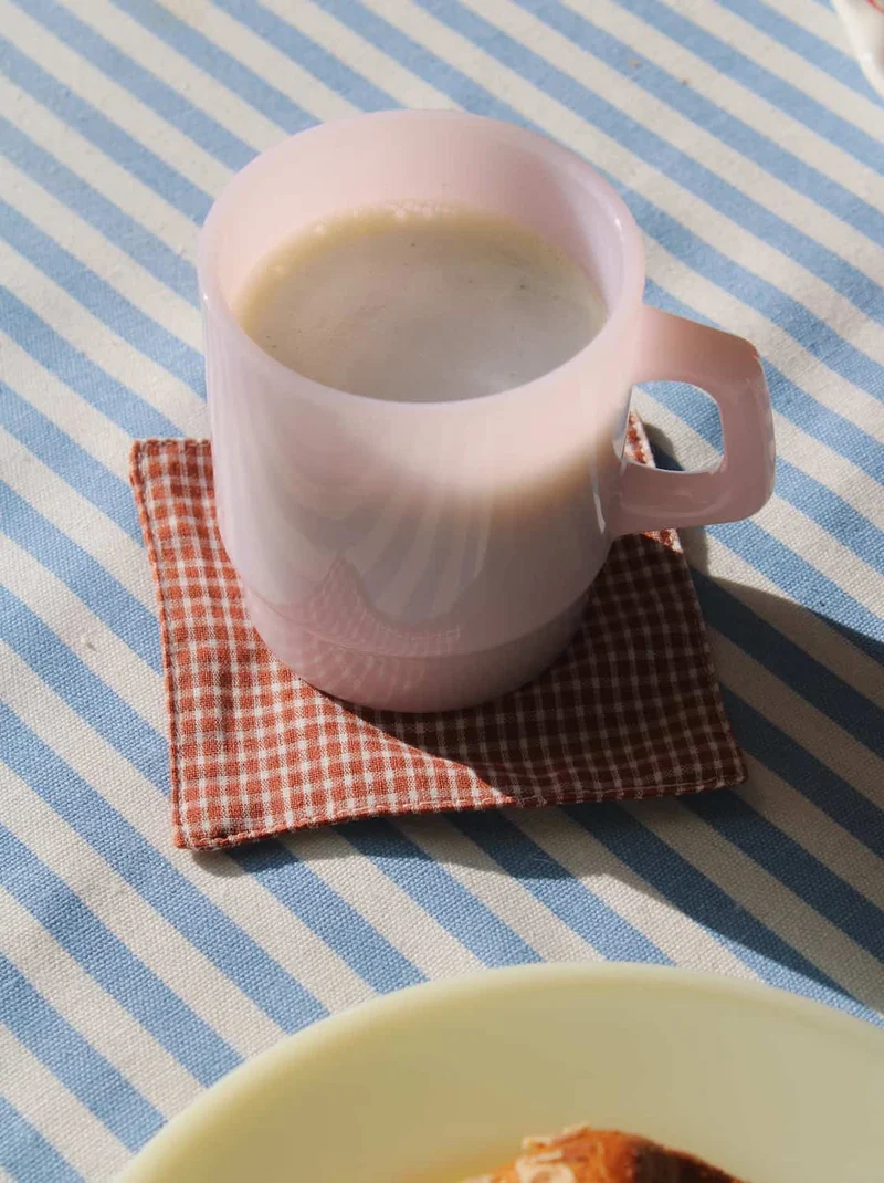 Rosé Glow Glass Mug
