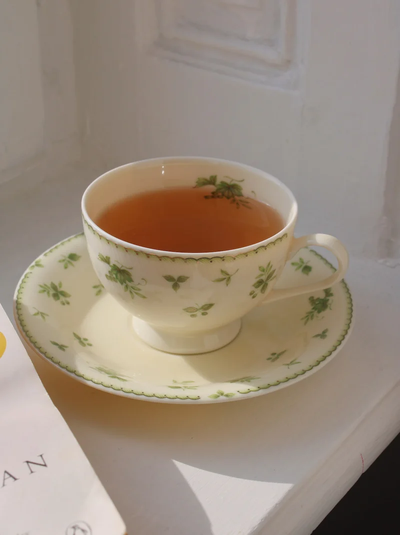 Miyu Vintage Cup and Saucer Set