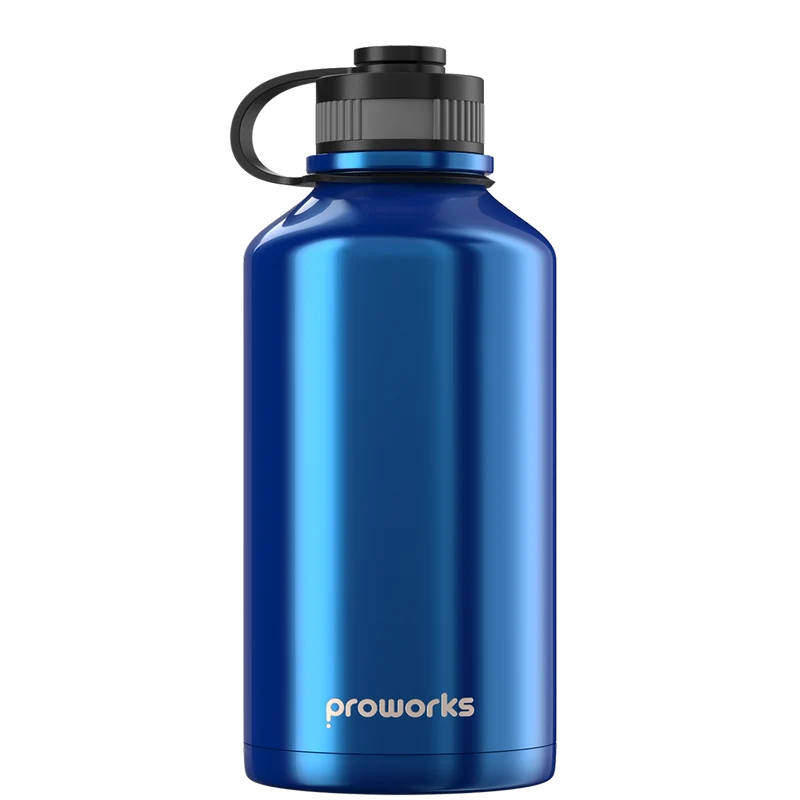 2 Litre Water Bottle - Metallic Blue