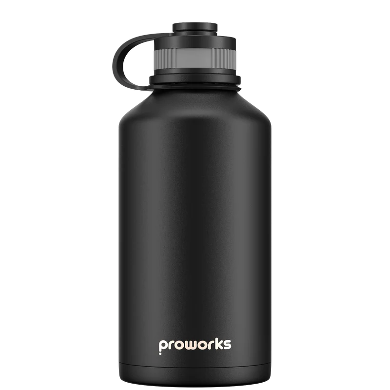 2 Litre Water Bottle - All Black