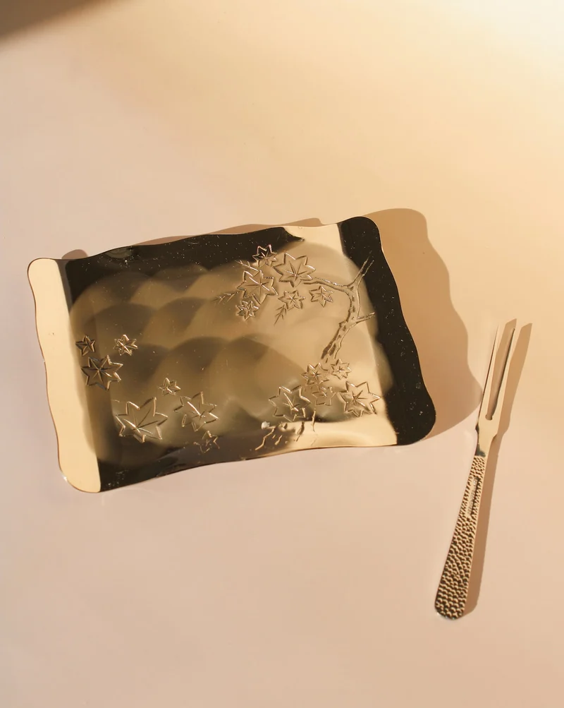 Maple Mist Vintage Silver Plate Set