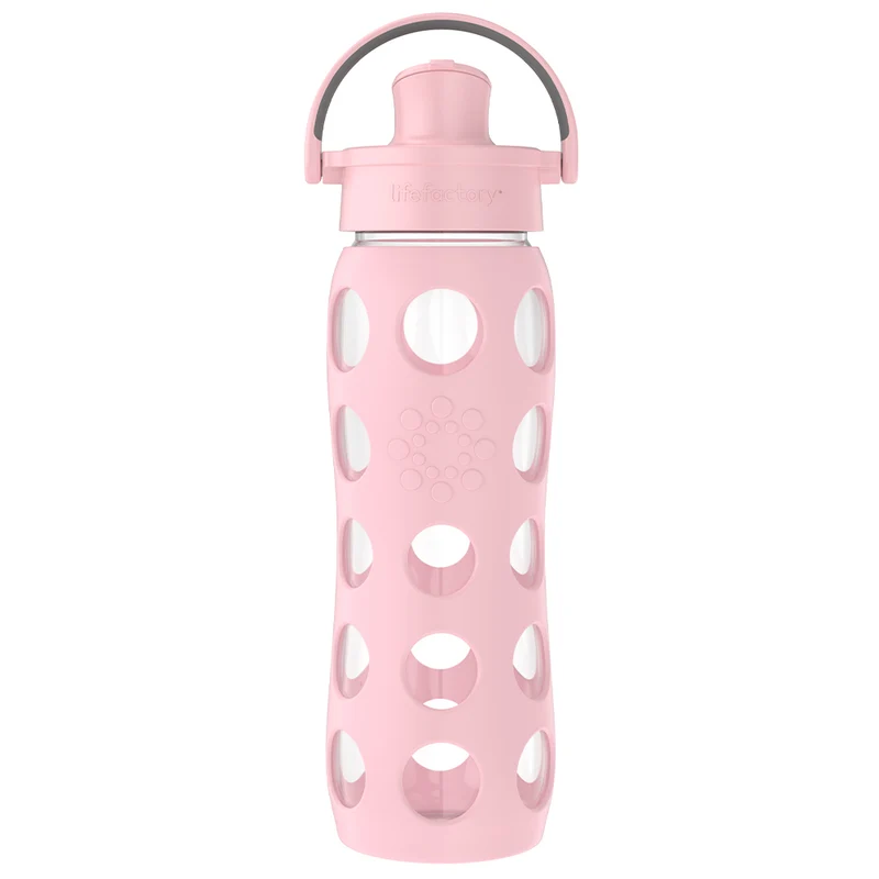 22oz Water Bottle with Silicone Sleeve and Active Cap
