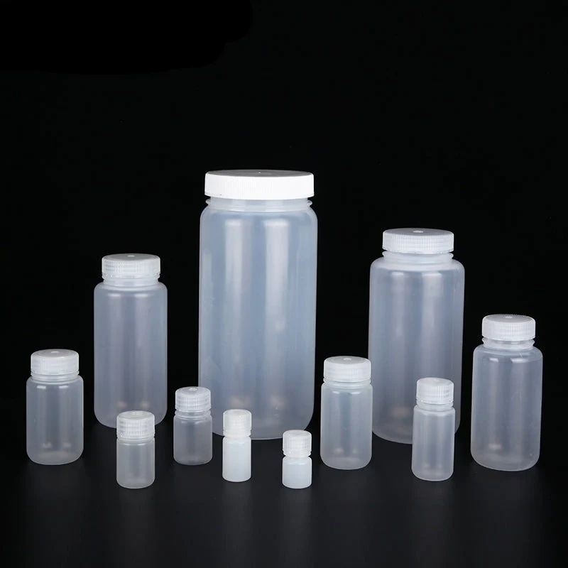 Bottiglie a bocca larga con tappo a vite, Plastica PP, capacità da 8 ml a 2.000 ml