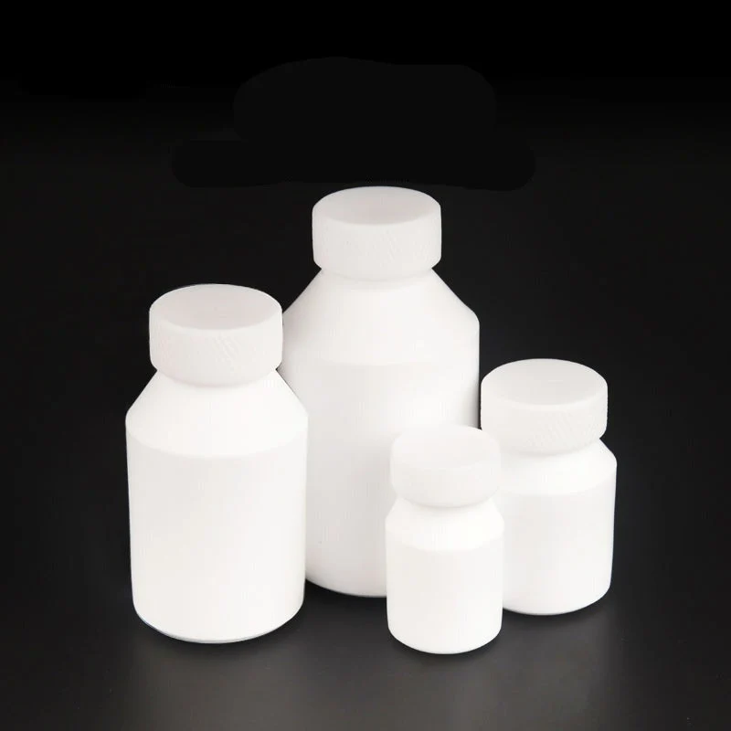 Flacone in PTFE con tappo a vite, bocca stretta, capacità da 50 ml a 5.000 ml