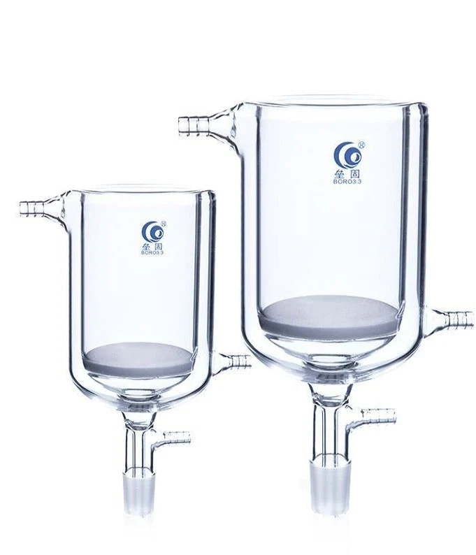 Filtro Nutsche a doppia camicia con fritta e giunto, da 2.000 ml a 5.000 ml