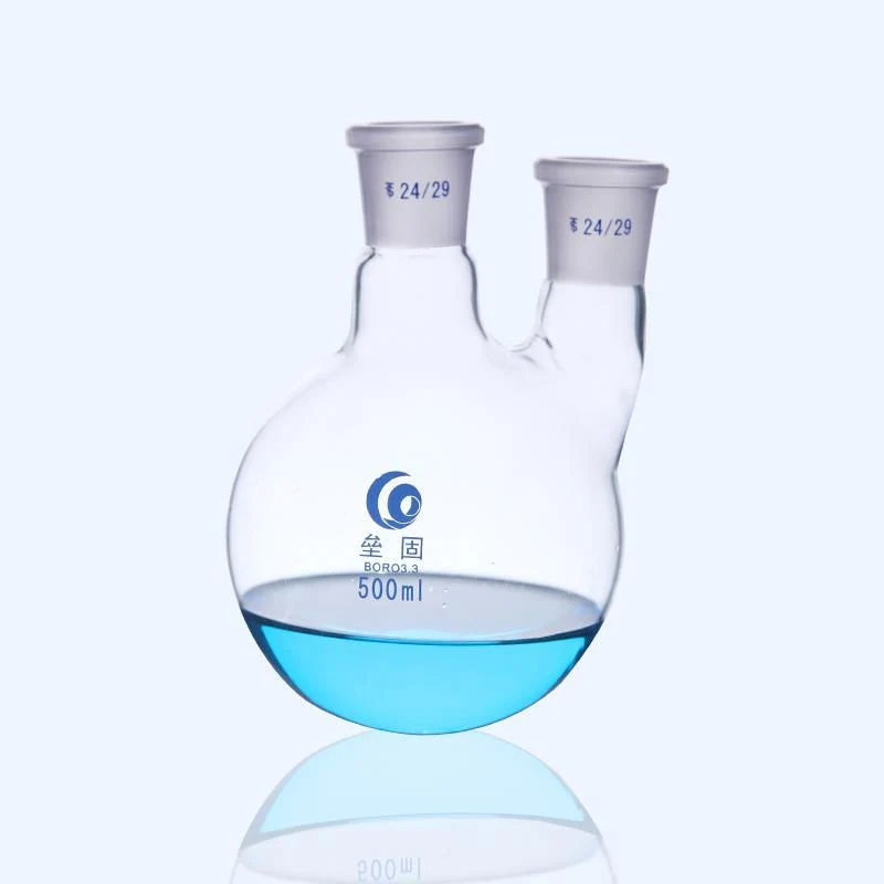 Pallone a doppio collo a fondo tondo, colli laterali paralleli, da 250 ml a 20.000 ml