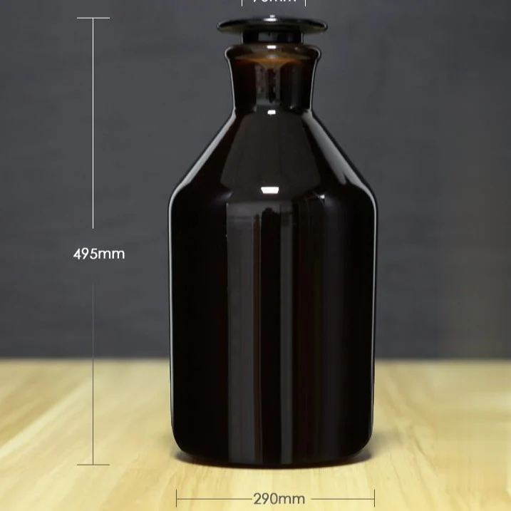 Flacone a bocca stretta, vetro marrone, da 60 ml a 20.000 ml