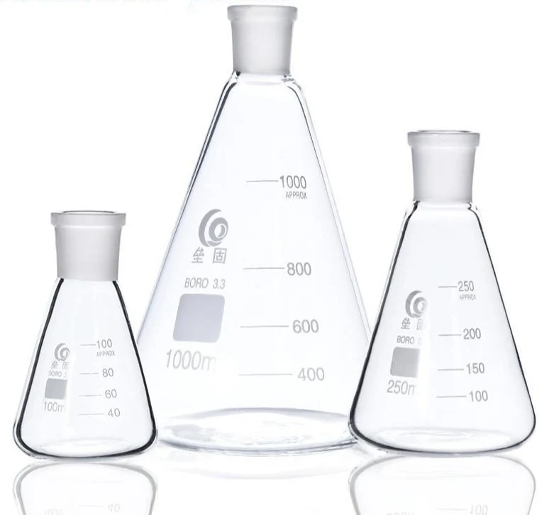 Beuta con giunto in vetro smerigliato, da 25 ml a 10.000 ml