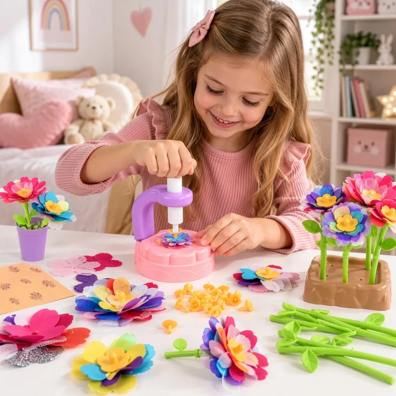 Laboratorio dei Fiori Macchina Crea Bouquet e Fiori Gioco Creativo NOVITA'