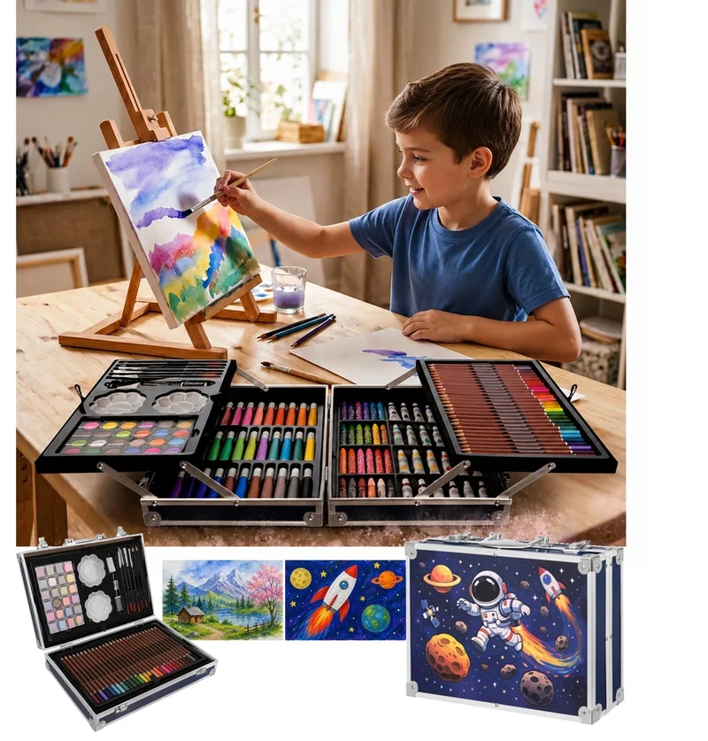 Set di 145 pezzi per dipingere set pittura astronauta per bambini