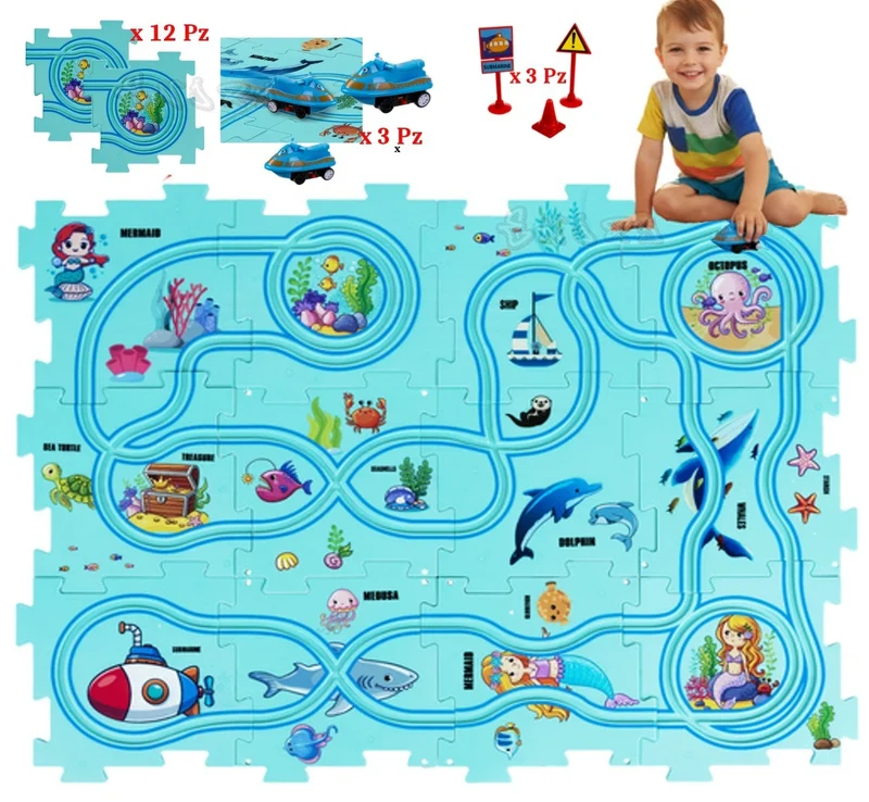 Tappeto Puzzle in schiuma - tappeto da gioco educativo morbido
