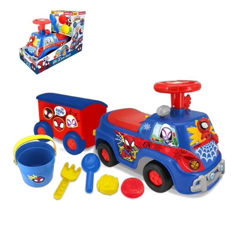 Auto a spinta per bambini disney ride on cavalcabile spiderman uomo ragno