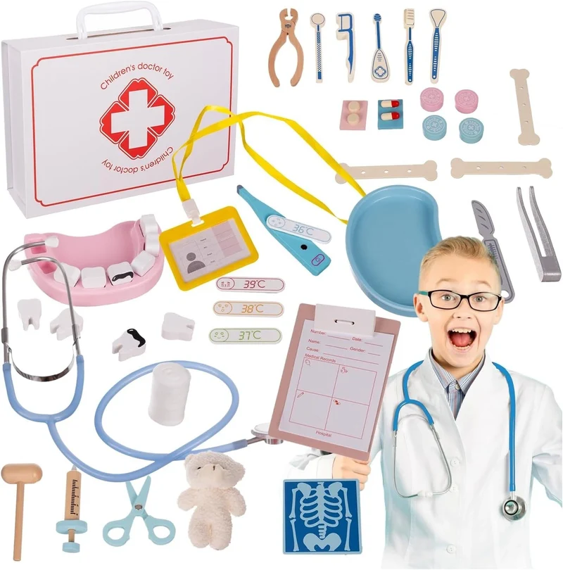 Gioco del dottore set ospedale medico pronto soccorso giocattolo con accessori