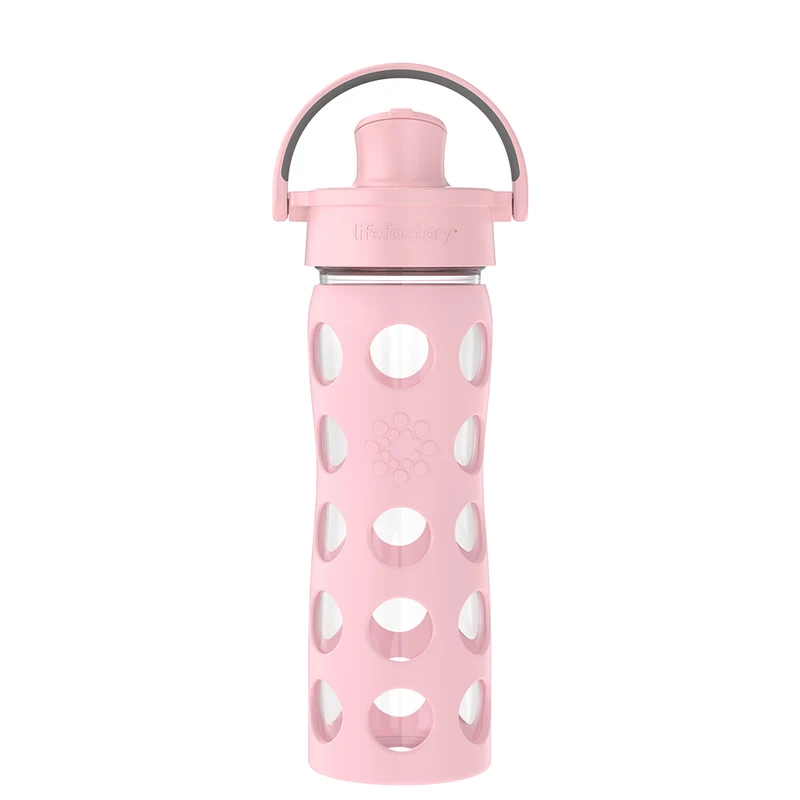 16oz Water Bottle with Silicone Sleeve and Active Cap