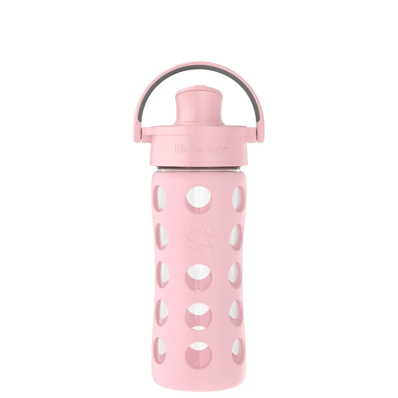 12oz Water Bottle with Silicone Sleeve and Active Cap
