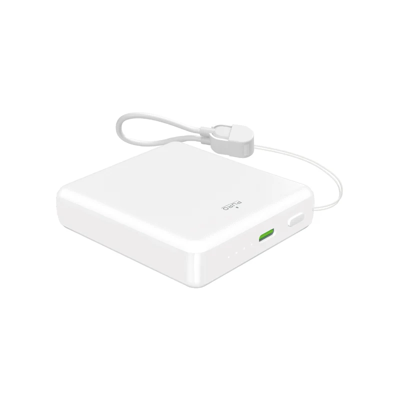 Powerbank “Power Cube 5” 5000mAh con porta USB-C e cavo rimovibile