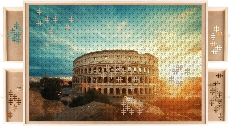 Grande tavolo per puzzle fino a 1500 pezzi