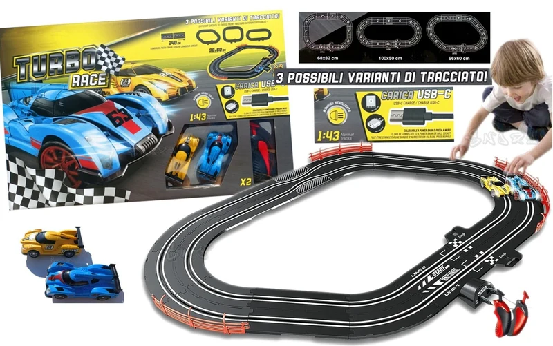 Pista elettrica a batteria pista formula uno
