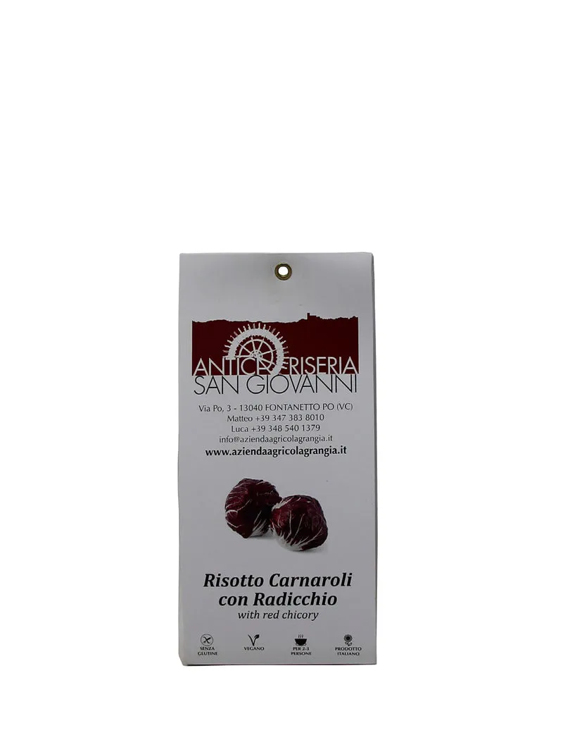 Azienda Agricola Grangia "Risotto Carnaroli con Radicchio" Antica Riseria San Giovanni 250g