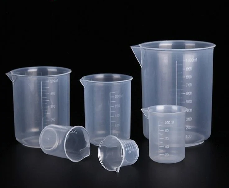 Bicchiere graduato in plastica, capacità da 25 a 1.000 ml