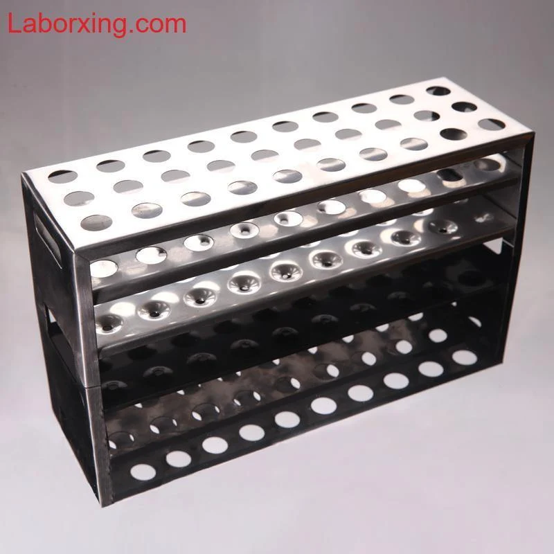 Supporto per provette da 30 slot, acciaio inossidabile