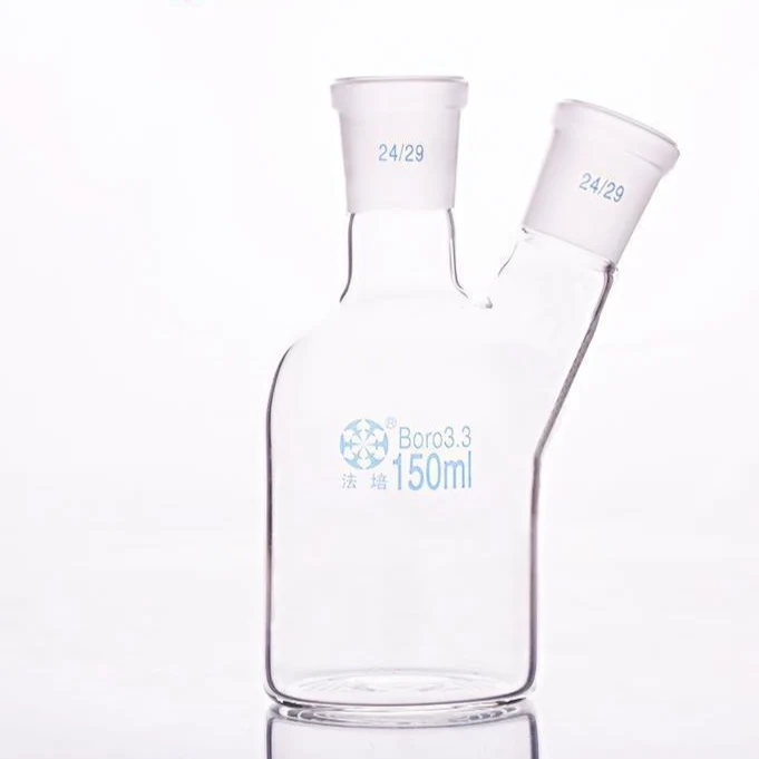Bottiglia cilindrica a doppio collo, capacità da 250 a 5.000 ml