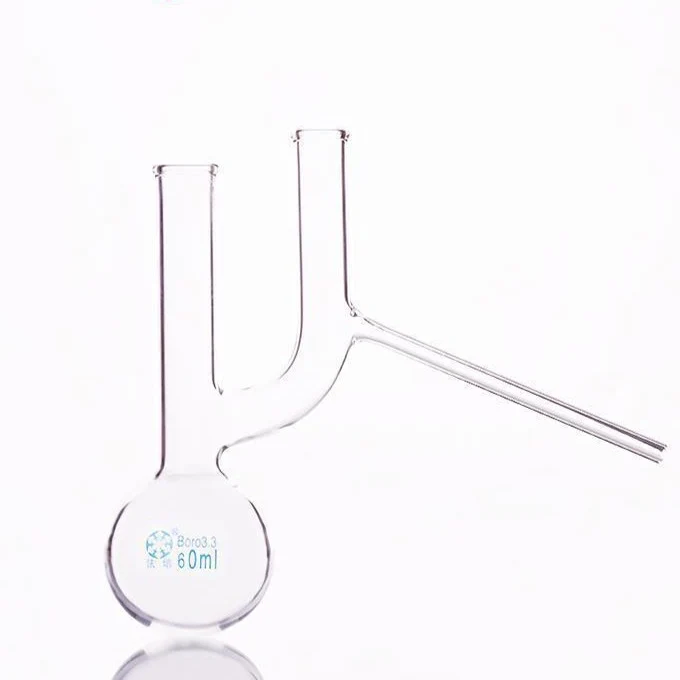 Pallone da distillazione Claisen con tubo laterale, da 60 a 3.000 ml