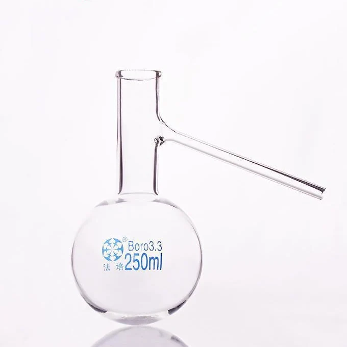 Pallone di distillazione con tubo laterale, da 50 a 3.000 ml
