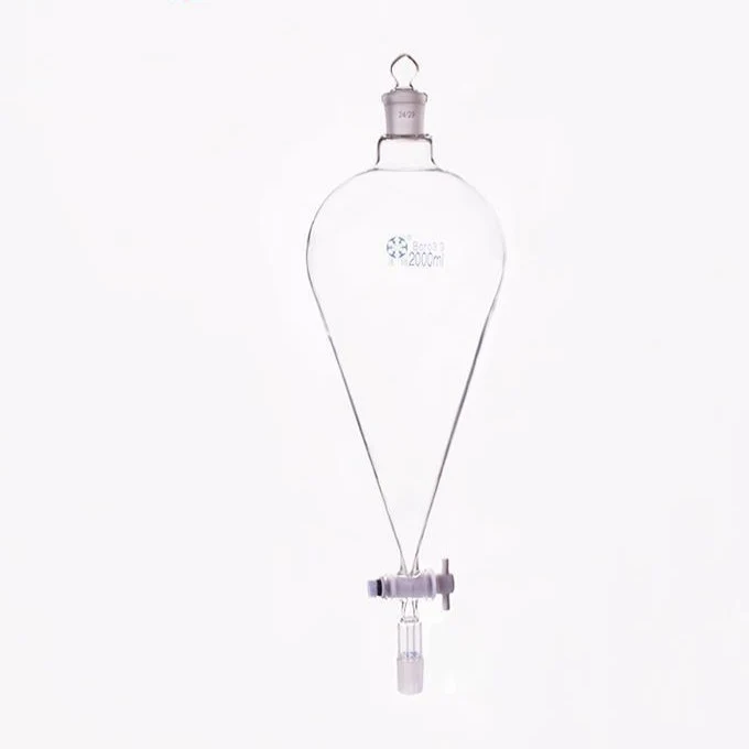 Imbuto gocciolante con rubinetto in PTFE, capacità da 60 ml a 3.000 ml