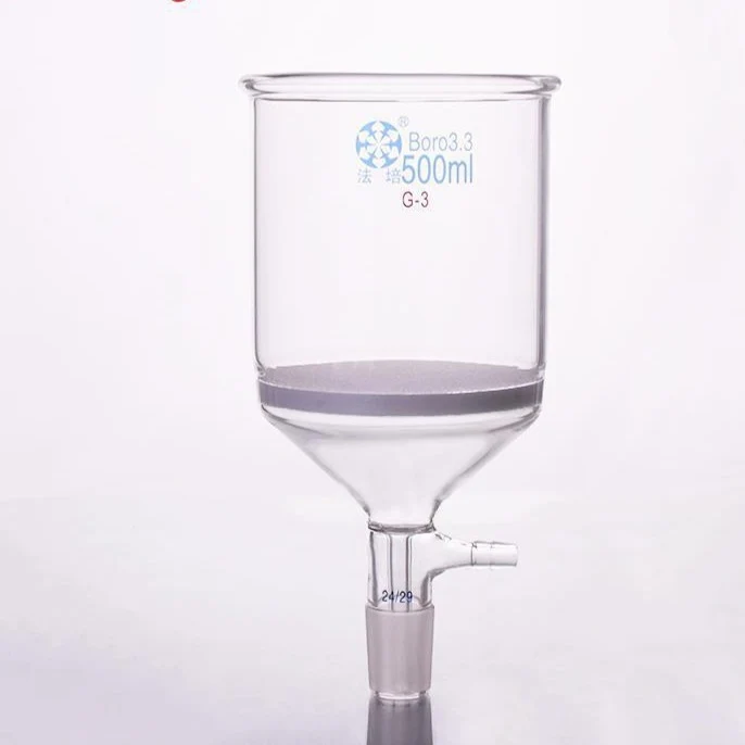 Filtro Nutsche con fritta, giunto e portagomma, da 500 ml a 3.000 ml