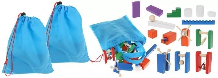 set blocchi in legno costruzioni in legno domino dinamico per bambini 1080 pezzi