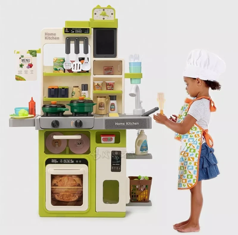 Cucina Angolo Cottura con Funzione Luce e Suono 63 pz. Verde