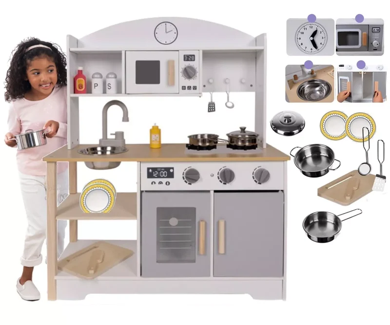 Cucina Grande in modello PREMIUM XXL, Cucina Giocattolo Per Bambini da StrMy Toys